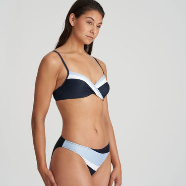 Marie Jo Swim Sitges bikinitop med bøjle fuld skål cloud party Blå 4