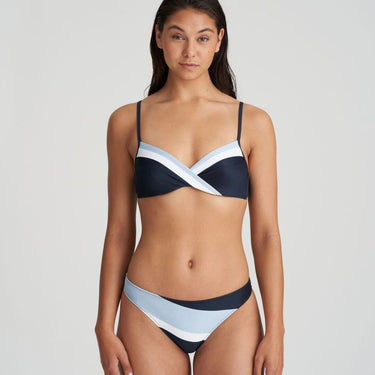 Marie Jo Swim Sitges bikinitop med bøjle fuld skål cloud party Blå 8
