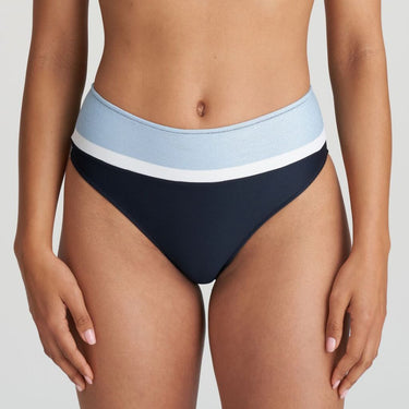 Marie Jo Swim Sitges bikinitrusse høj cloud party Blå 5