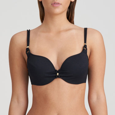Marie Jo Swim Dahu vatteret med bøjle bikinitop hjertefacon black Sort 1