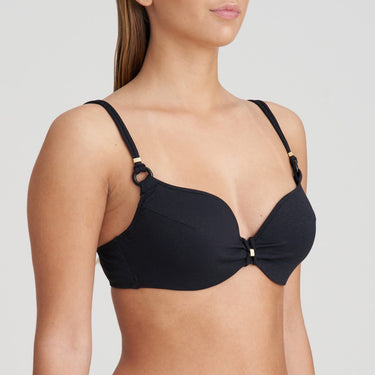 Marie Jo Swim Dahu vatteret med bøjle bikinitop hjertefacon black Sort 3
