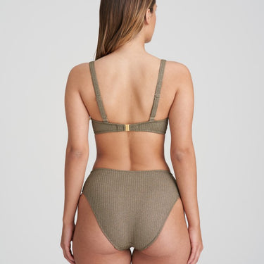 Marie Jo Swim Tinjis bikinitop vatteret med bøjle dybt V golden olive Grøn 8