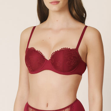 Marie Jo Agatha bh vatteret balconet rumba red Rød 3