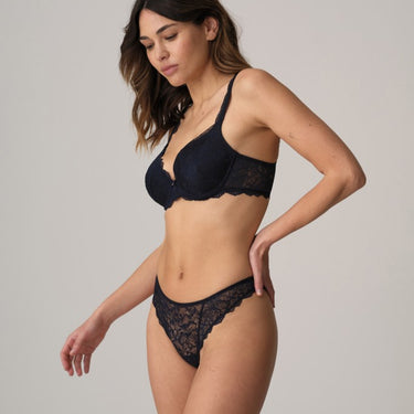Marie Jo Manyla vatteret bh hjertefacon velvet blue Blå 5