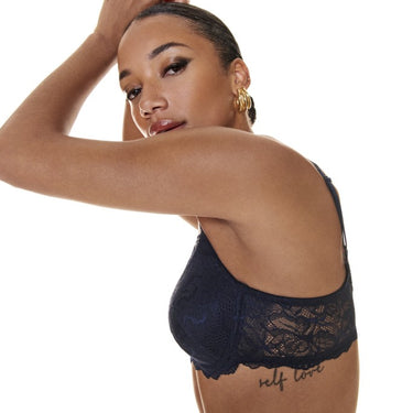 Marie Jo Manyla vatteret bh hjertefacon velvet blue Blå 7