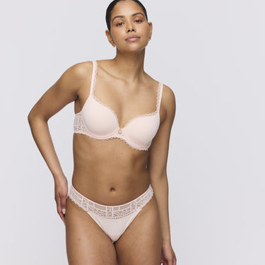 Marie Jo Jadei vatteret bh hjertefacon glossy pink Lyserød 4