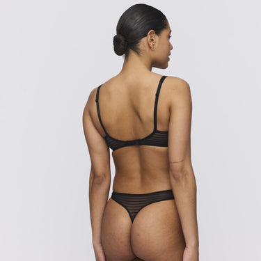 Marie Jo Basyl bh halvt vatteret dybt V black Sort 6