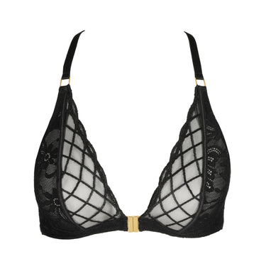 Marie Jo Aven bh uden bøjle trekants bh black Sort 9