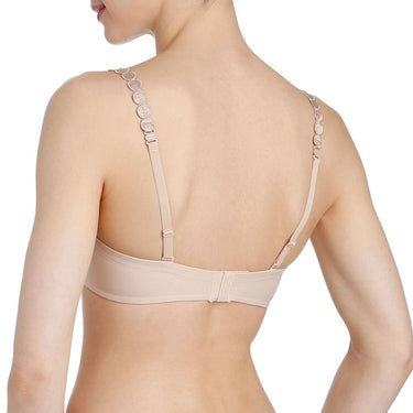 Marie Jo Tom vatteret bh med dybt V caffe latte Beige 4