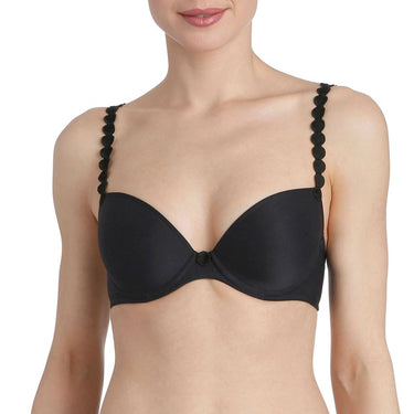 Marie Jo Tom vatteret bh med dybt V charcoal Sort 1
