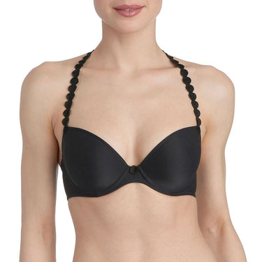 Marie Jo Tom vatteret bh med dybt V charcoal Sort 2