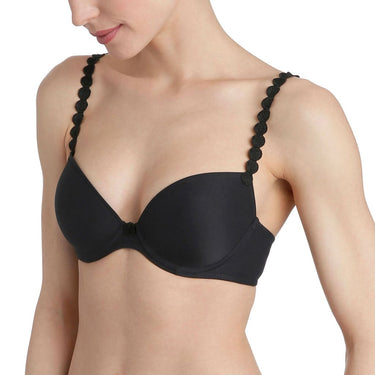 Marie Jo Tom vatteret bh med dybt V charcoal Sort 3