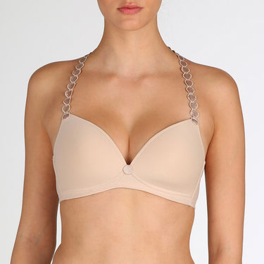 Marie Jo Tom bh vatteret bh uden bøjle glat t-shirt bh caffe latte Beige 2