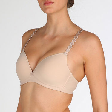 Marie Jo Tom bh vatteret bh uden bøjle glat t-shirt bh caffe latte Beige 3
