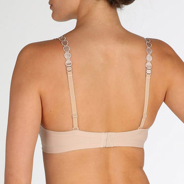 Marie Jo Tom bh vatteret bh uden bøjle glat t-shirt bh caffe latte Beige 4