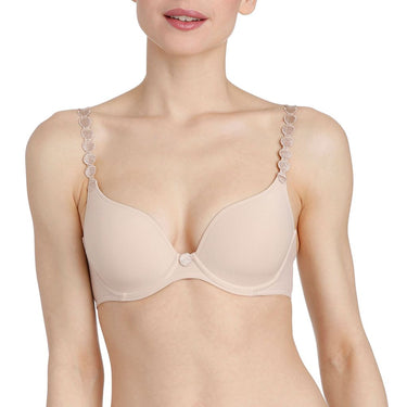 Marie Jo Tom vatteret bh hjertefacon caffe latte Beige 1