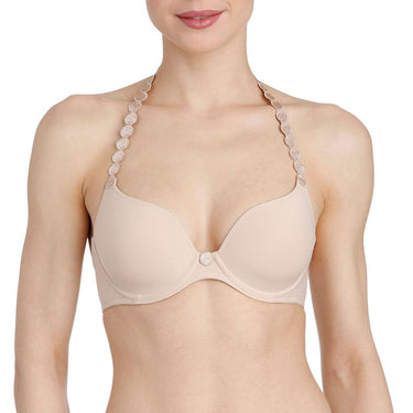 Marie Jo Tom vatteret bh hjertefacon caffe latte Beige 2