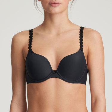 Marie Jo Tom vatteret bh hjertefacon charcoal Sort 1