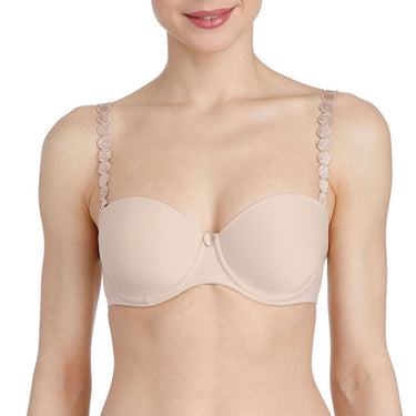 Marie Jo Tom bh vatteret bh stropløs glat t-shirt bh caffe latte Beige 1