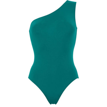 ERES Duni Effigie badedragt one shoulder jungle Grøn 5