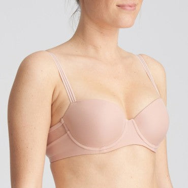 Marie Jo Louie bh vatteret balconet glat t-shirt bh powder rose Beige 2