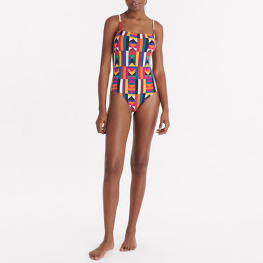 ERES Kaleido COLORS badedragt kaleido soleil Rød 4