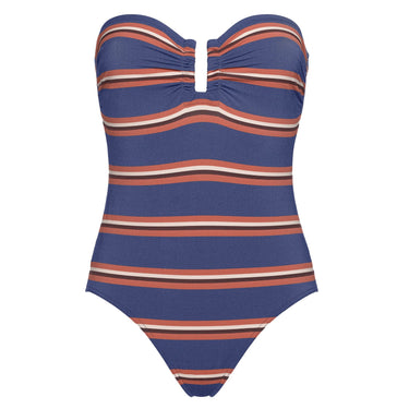 ERES Mariniere AMIRAL stropløs badedragt rayure denim Blå 5