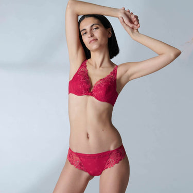 Simone Perele Wish bh vatteret push-up bh ruby rose Rød 4