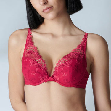 Simone Perele Wish bh vatteret push-up bh ruby rose Rød 1