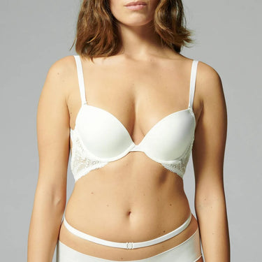 Simone Perele Eden bh-løsning vatteret multiposition dyb ryg natural Hvid 1