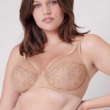 Simone Perele Delice bh dybt V nude Beige 1