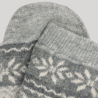 DEAR DENIER Ellen Norwegian Knit uld strømper grey/light b Grå 2
