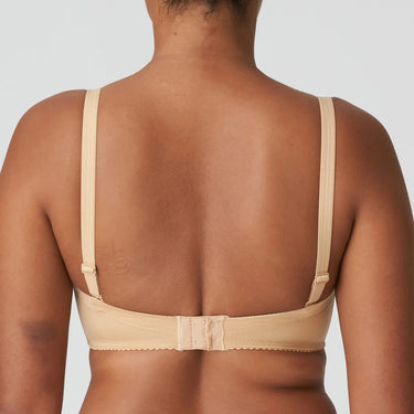 PrimaDonna Satin bh uden søm stropløs cognac beige 3