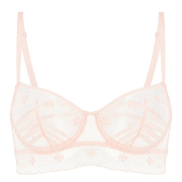 Simone Perele MARTHE bh halv skål balconet petal powder grøn 5