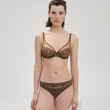 Simone Perele Amazone bh dybt V nomad green Grøn 4