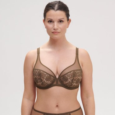 Simone Perele Amazone bh dybt V nomad green Grøn 5