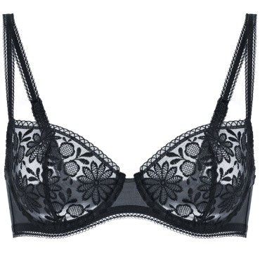 Simone Perele Amazone bh halv skål balconet black Sort 5