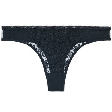 Simone Perele Amazone tanga string black Sort 4