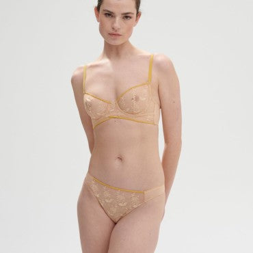Simone Perele Adele bh halv skål balconet vanilla Hvid 3