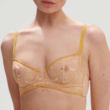 Simone Perele Adele bh halv skål balconet vanilla Hvid 1
