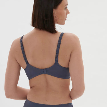 Simone Perele Intrigue bh med bøjle dybt V cinder blue Blå 8