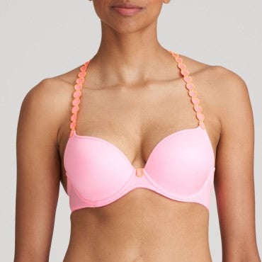 Marie Jo Tom bh vatteret push-up glat t-shirt bh happy pink Lyserød 2