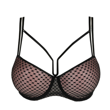 PrimaDonna Twist Glass Beach vatteret bh balconet black Sort 9
