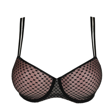 PrimaDonna Twist Glass Beach vatteret bh balconet black Sort 10