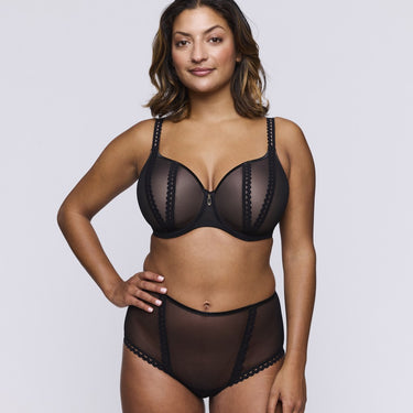 PrimaDonna Twist Vivgirl bh vatteret hjertefacon black Sort 4