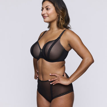 PrimaDonna Twist Vivgirl bh vatteret hjertefacon black Sort 5