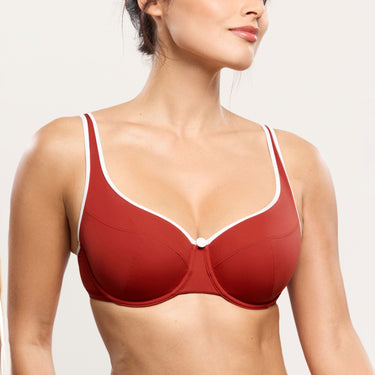 Empreinte Attitude bikinitop med bøjle trekvart skål tomette Rød 1