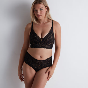 Aubade Rosessence Care bh komfort uden bøjle black Sort 5