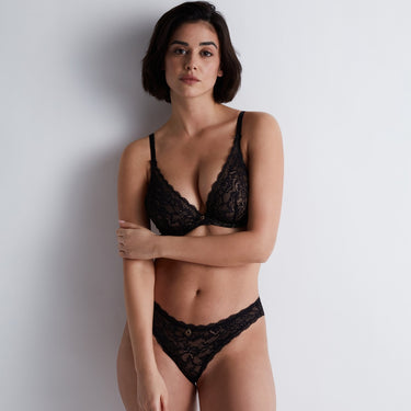 Aubade Rosessence Care italiensk trusse black Sort 4
