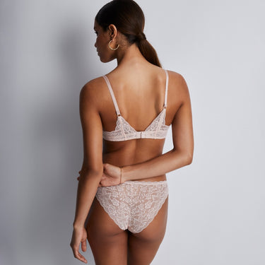 Aubade Rosessence Care bh vatteret halv skål balconet uden søm nude d ete Beige 2